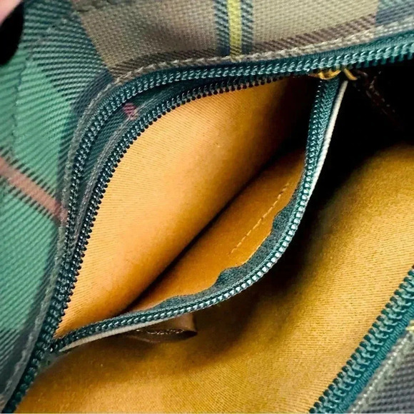 Rare Y2K Vintage Ralph Lauren Coated Canvas Leather Shoulder/Tote Bag - Picture 13 of 13